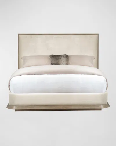 Caracole The Stage Is Set Queen Bed In Tan
