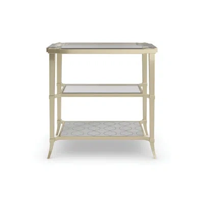 Caracole Third Times A Charm End Table In Clear