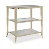 Caracole Third Times A Charm Side Table In Gold