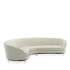 Caracole Threes Company 3 Piece Sectional In Black/pearl