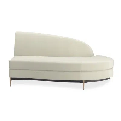 Caracole Threes Company Loveseat In Beige
