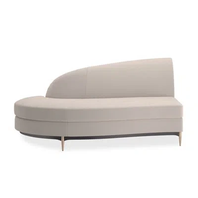 Caracole Threes Company Loveseat In Gray