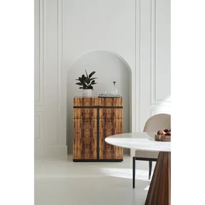 Caracole Top Shelf Bar Rectangle Accent Cabinet In Naturally Organic
