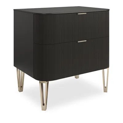 Caracole True Love 26 Nightstand, Dark Chocolate In Black