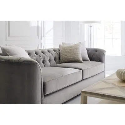 Caracole Tuft Guy Sofa In Gray
