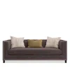 Caracole Tuxedo Sofa In Cool Brown