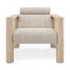 Caracole Unity Chair In Tan/cream