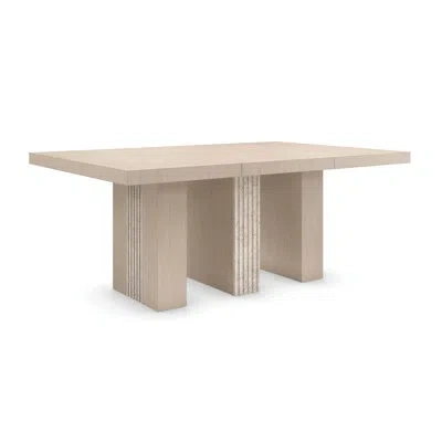 Caracole Unity Extendable Dining Table In Sun Drenched Oak