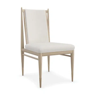 Caracole Unity Side Chair In Sun Drenched Oak