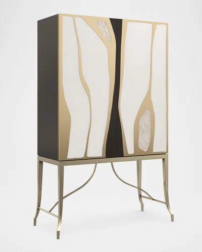 Caracole Uptown Bar Cabinet In Chocolate Truffle