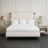 Caracole Valentina Upholstered Queen Bed In Ivory