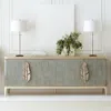 Caracole Waterside Console Table In Coastal Silver
