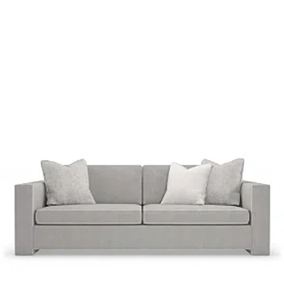 Caracole Welt Played Sofa In Silver