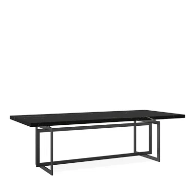 Caracole Wish You Were Dining Table - Deep Bronze/nero Marguia