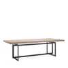 Caracole Wish You Were Dining Table - Deep Bronze/sandstone In Deep Bronze/sandstone