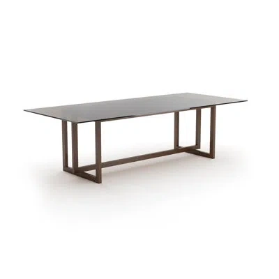 Caracole *wish You Were Here 104 Rec Dining Table In Clear