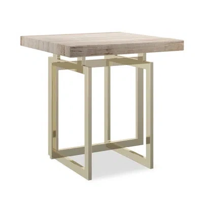 Caracole Wish You Were Here End Table In Gray