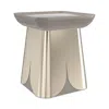 Caracole Zenith End Table In Charcoal/gold
