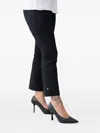 Caractere Button-fastening Flared Trousers In Black