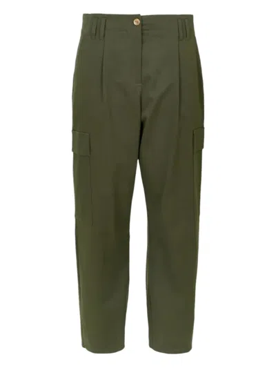 Caractere Cargo Trousers In Green