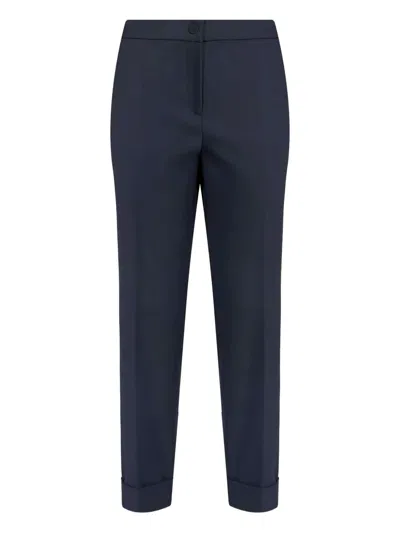 Caractere Cuffed Trousers In Blue