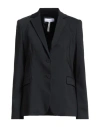 Caractere Caractère Èssential Woman Blazer Black Size 10 Cotton, Polyamide, Elastane