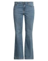 Caractere Caractère Èssential Woman Jeans Blue Size 36 Cotton, Polyester, Elastane In Blue