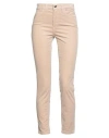 Caractere Caractère Èssential Woman Pants Beige Size 26 Cotton, Modal, Elastane In Neutral