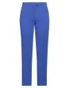 Caractere Caractère Èssential Woman Pants Bright Blue Size 12 Polyester In Blue