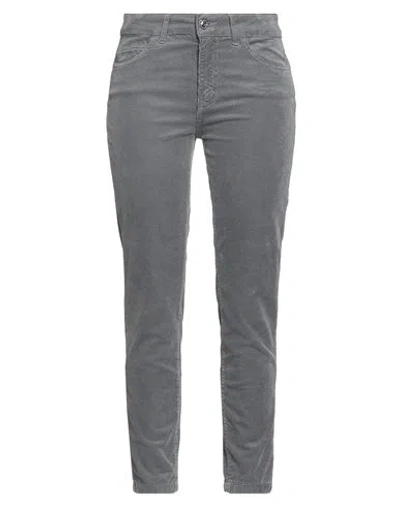 Caractere Caractère Èssential Woman Pants Grey Size 30 Cotton, Modal, Elastane In Gray