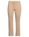 Caractere Caractère Èssential Woman Pants Sand Size 12 Cotton, Polyamide, Elastane In Neutral