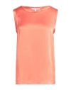 Caractere Caractère Èssential Woman Top Orange Size 14 Acetate, Silk