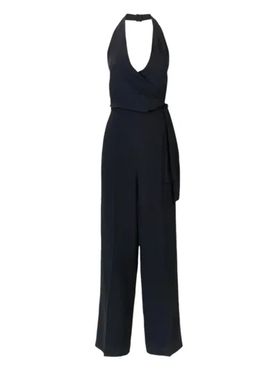 Caractere Halterneck Jumpsuit In Black