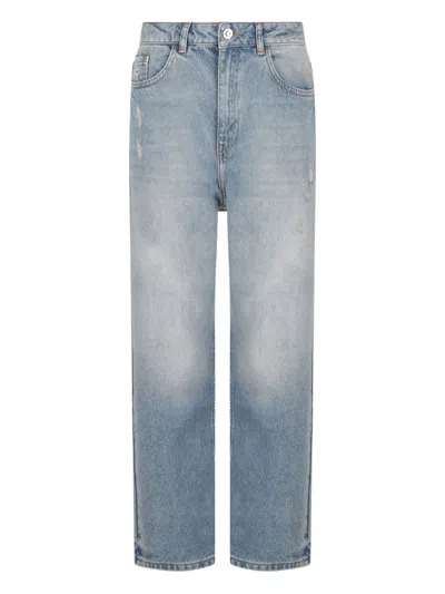 Caractere Logo-patch Jeans In Blue