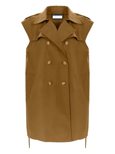 Caractere Sleeveless Trench Coat