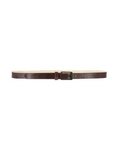 Caractere Caractère Woman Belt Dark Brown Size M Textile Fibers