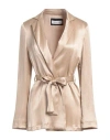 Caractere Caractère Woman Blazer Beige Size 14 Viscose, Polyester