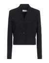 Caractere Caractère Woman Blazer Black Size 12 Polyester In Black