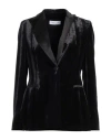 Caractere Caractère Woman Blazer Black Size 6 Polyester In Black