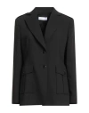 Caractere Caractère Woman Blazer Black Size 14 Polyester, Viscose, Elastane In Black