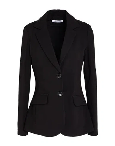 Caractere Caractère Woman Blazer Black Size 6 Viscose, Polyamide, Elastane