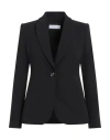 Caractere Caractère Woman Blazer Black Size 10 Viscose, Polyamide, Elastane In Black