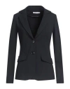 Caractere Caractère Woman Blazer Black Size 10 Viscose, Polyamide, Elastane