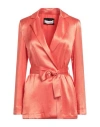 Caractere Caractère Woman Blazer Orange Size 12 Viscose, Polyester In Orange