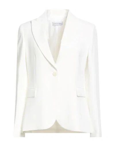CARACTERE CARACTÈRE WOMAN BLAZER WHITE SIZE 10 POLYESTER