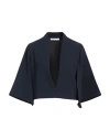 Caractere Caractère Woman Cape Midnight Blue Size Xl Polyester