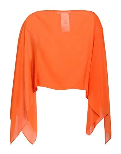 Caractere Caractère Woman Cape Orange Size 1 Polyester