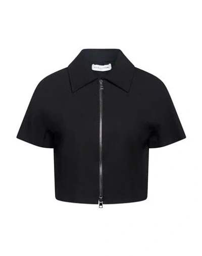 Caractere Caractère Woman Jacket Black Size 12 Viscose, Polyamide, Elastane