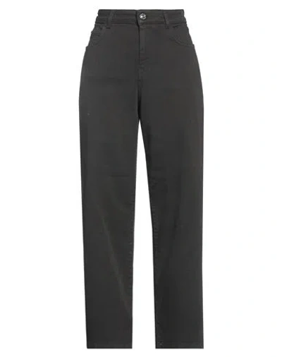 Caractere Caractère Woman Jeans Black Size 27 Cotton, Elastane