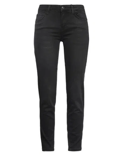 Caractere Caractère Woman Jeans Black Size 29 Cotton, Polyester, Elastane